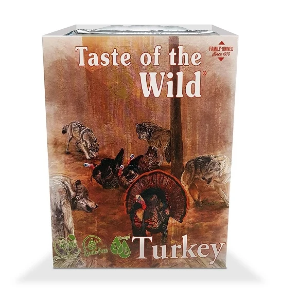 Taste of the Wild Turkey with Fruit & Vegetables Tray Wet Dog Food 390G