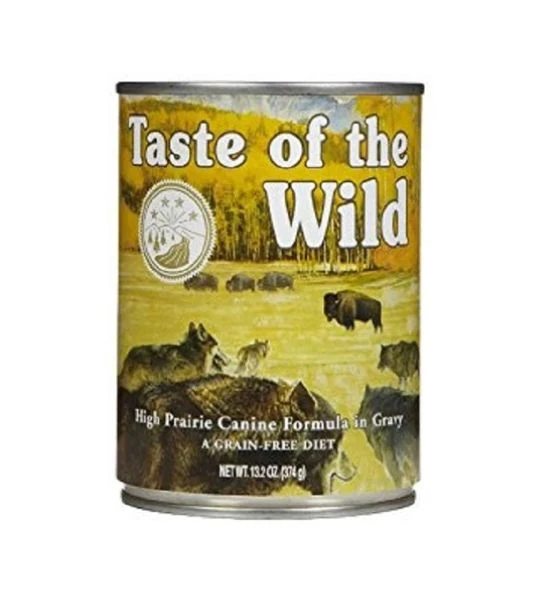 Taste of the Wild High Prairie Canine in Gravy Wet Dog Food 374G