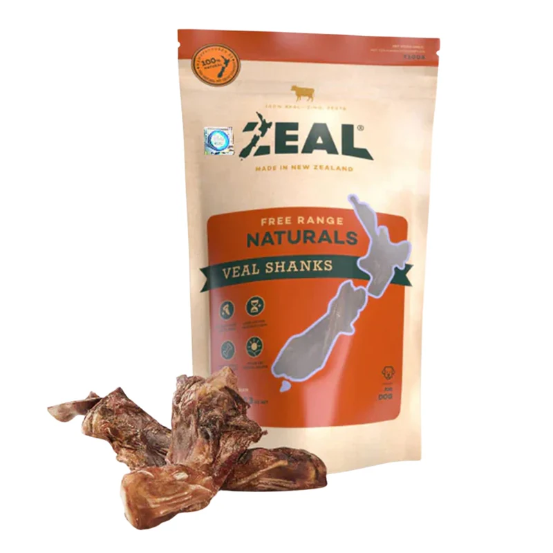 Zeal Pet Food Free Range Naturals Veal Shanks Dog Treats 150G