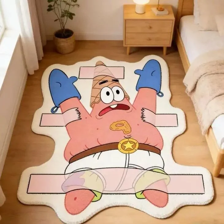 Süße Formen Cartoon Teppich