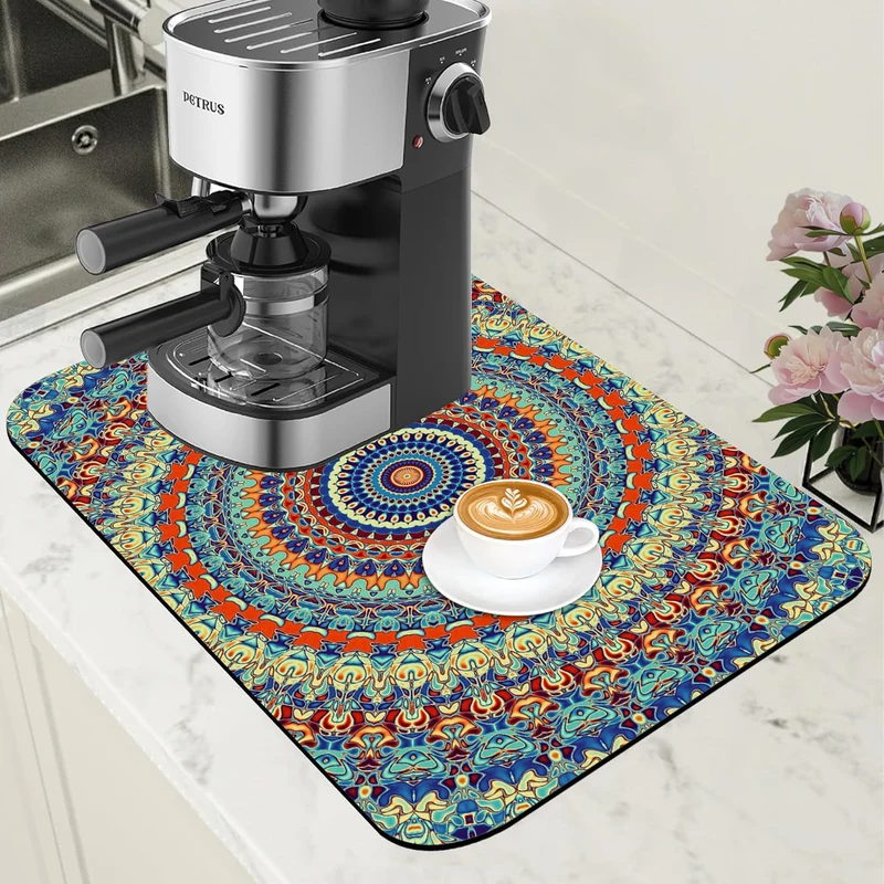 Blumenmotiv Küchentischunterlage
