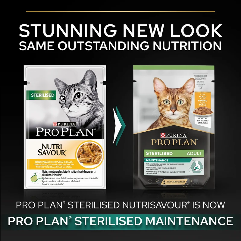 Purina Pro Plan Sterilised Adult Chicken in Gravy Wet Cat Food 85G