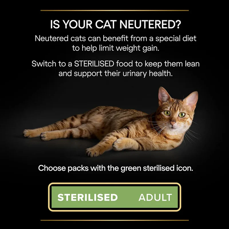 Purina Pro Plan Sterilised Adult Chicken in Gravy Wet Cat Food 85G
