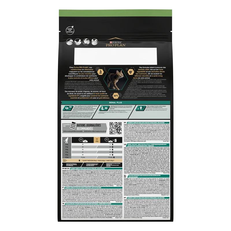 PURINA Pro Plan Sterilised Optirenal Adult Dry Cat Food With Turkey