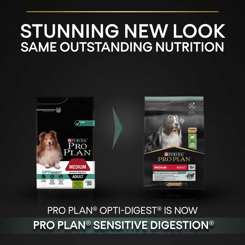 PURINA Pro Plan Optidigest Medium Sensitive Adult Dry Dog Food With Lamb