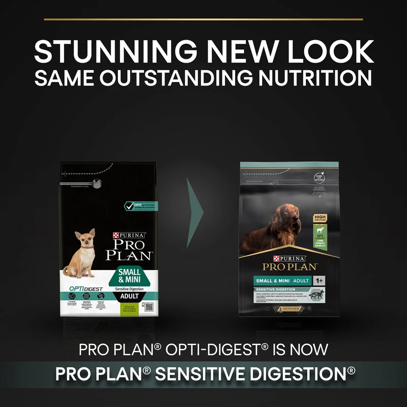 PURINA Pro Plan Sensitive Digestion Small & Mini Adult Dry Dog Food With Lamb