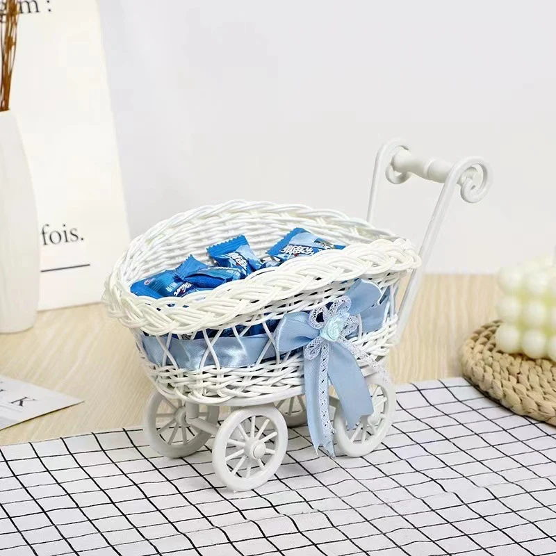 Vintage Woven Doll Pram Karnz