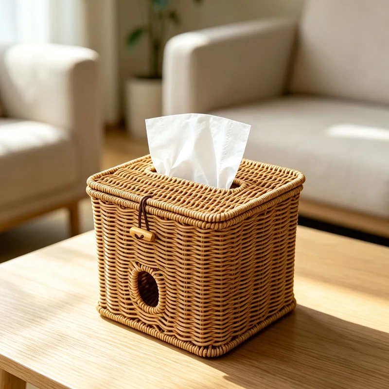 Stylische gewebte Aufbewahrungsbox Karnz