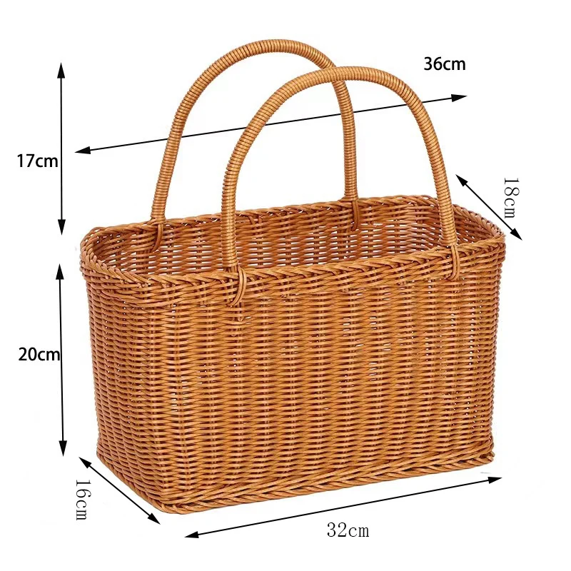 Eleganter Geflochtener Picknickkorb Karnz