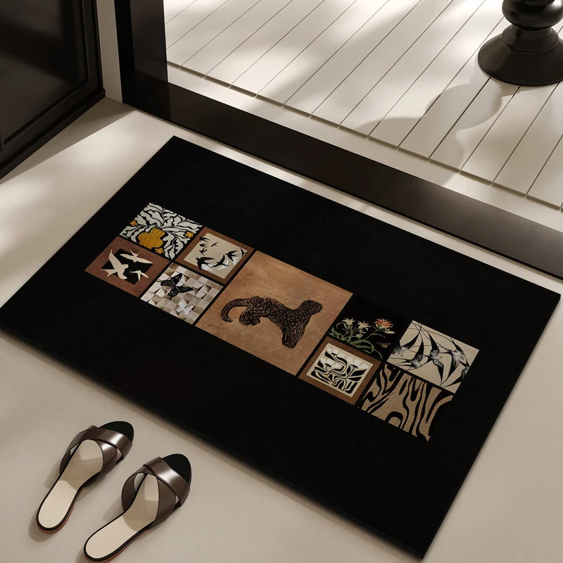 Dekorativer Vogel-Themen-Teppich