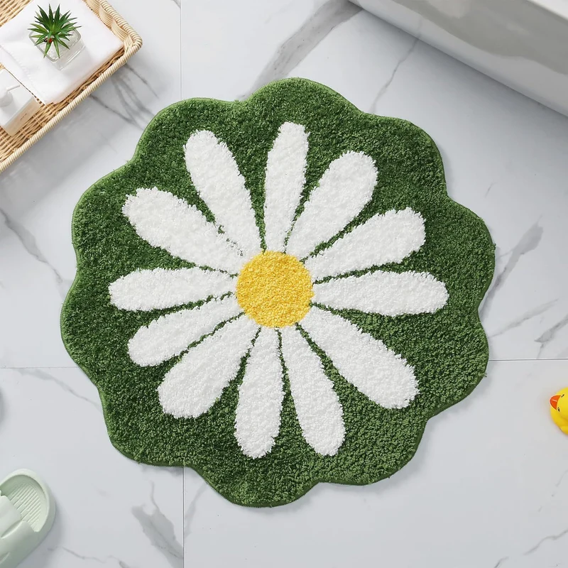 Daisy-förmige weiche Badematte