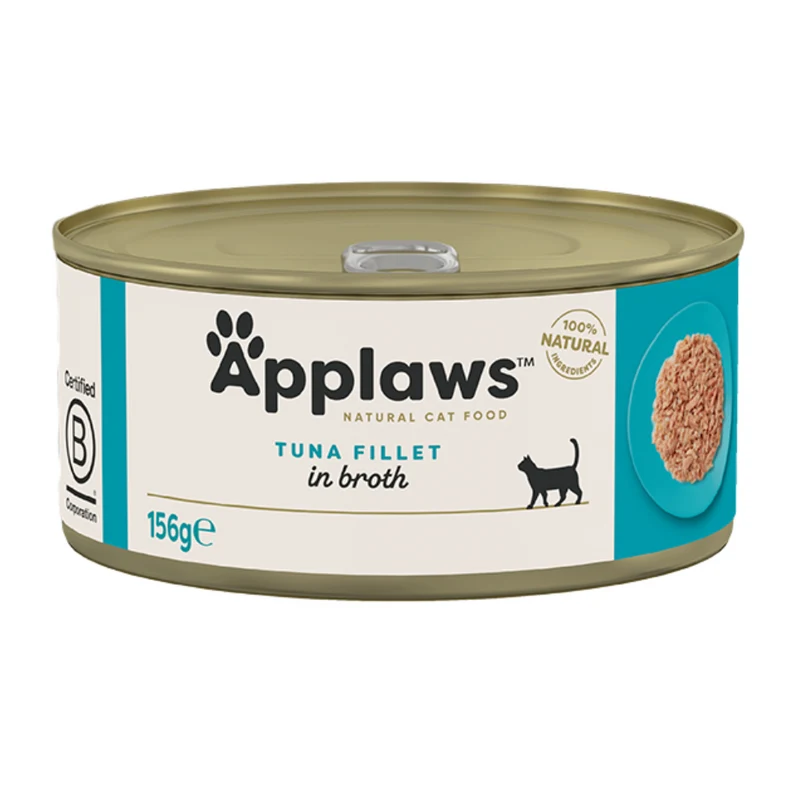 Applaws Natural Tuna Fillet Wet Cat Food 156G
