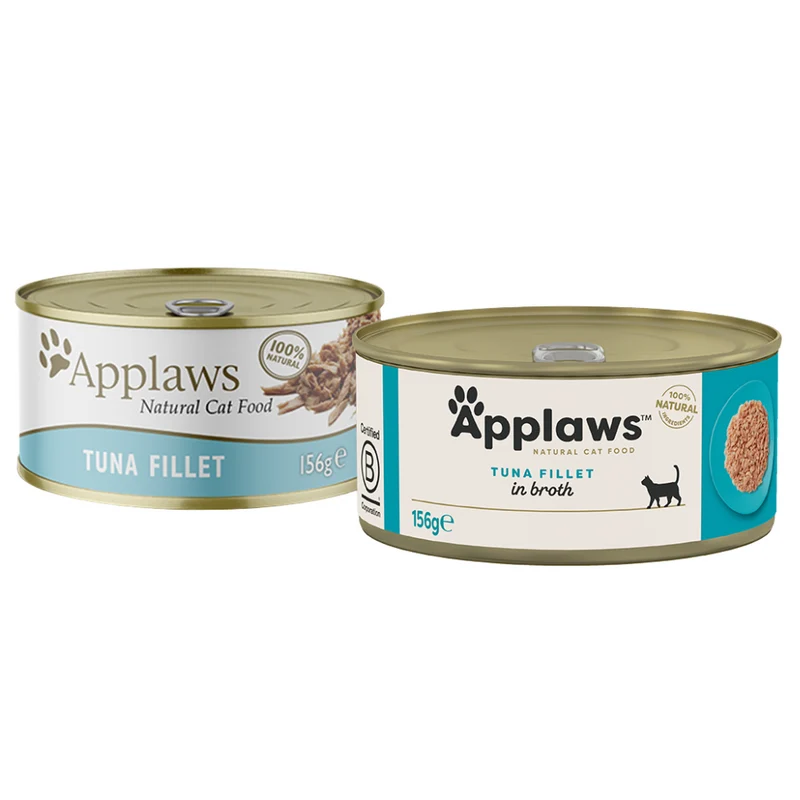 Applaws Natural Tuna Fillet Wet Cat Food 156G