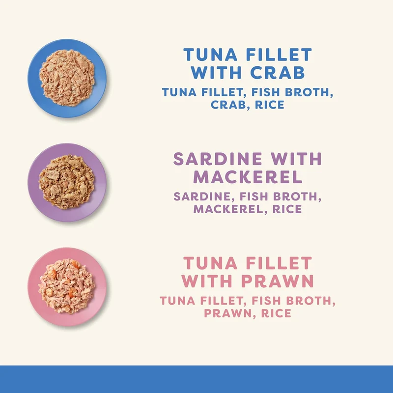 Applaws Fish Selection Pack Wet Cat Food 8X60G