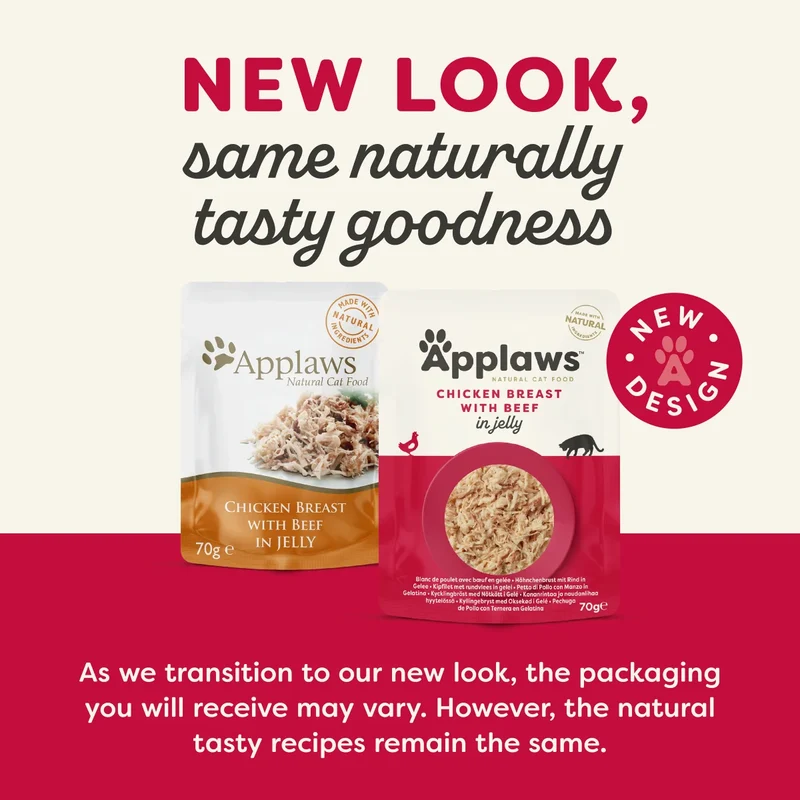 Applaws Chicken Breast with Beef in Jelly Wet Cat Food 70G