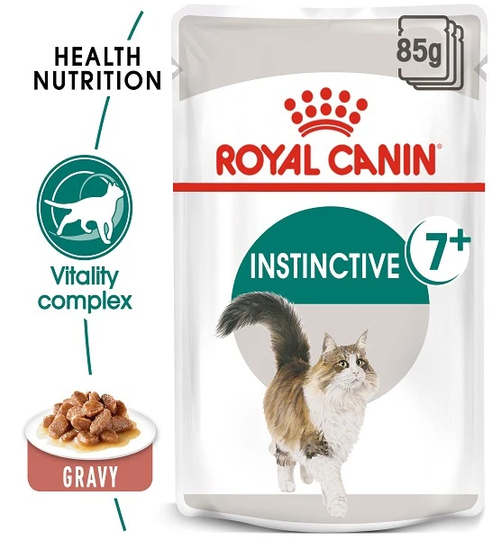 Royal Canin Instinctive 7+ In Gravy Adult Wet Cat Food 85G