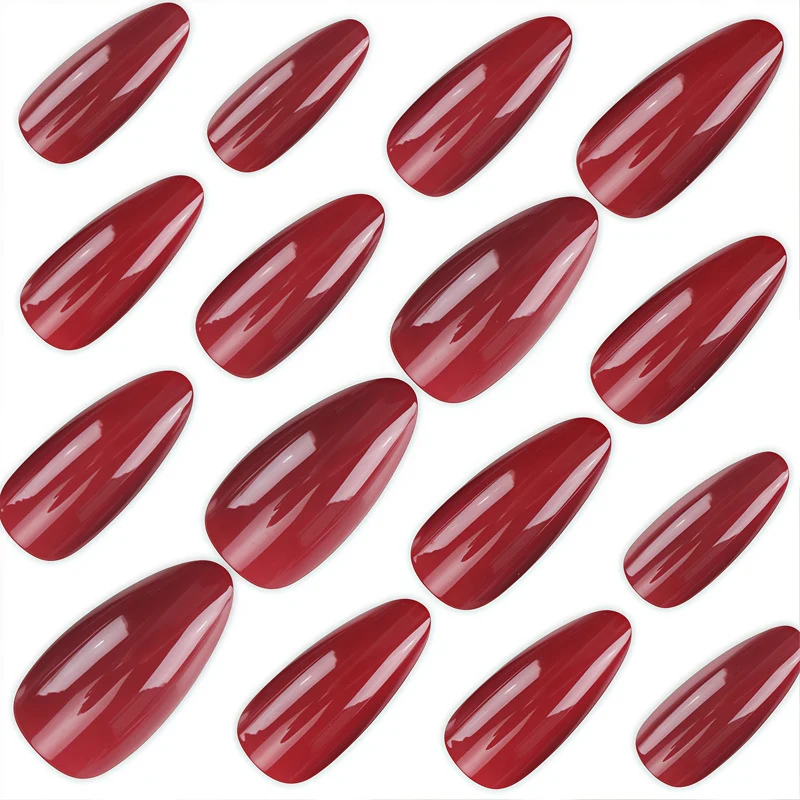 Premium Glänzende Stiletto Nagelkunst Karnz