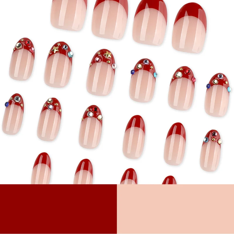 Kunstvolle Nagelkunst mit Glitzer-Design Karnz