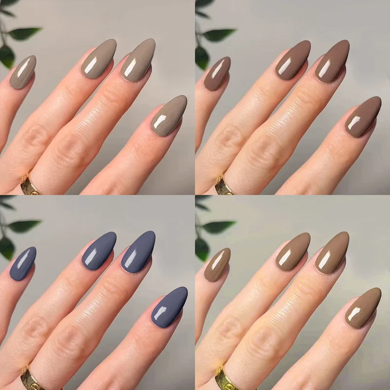 Kunstvolle Stiletto-Nägel mit elegantem Hochglanz-Finish Karnz