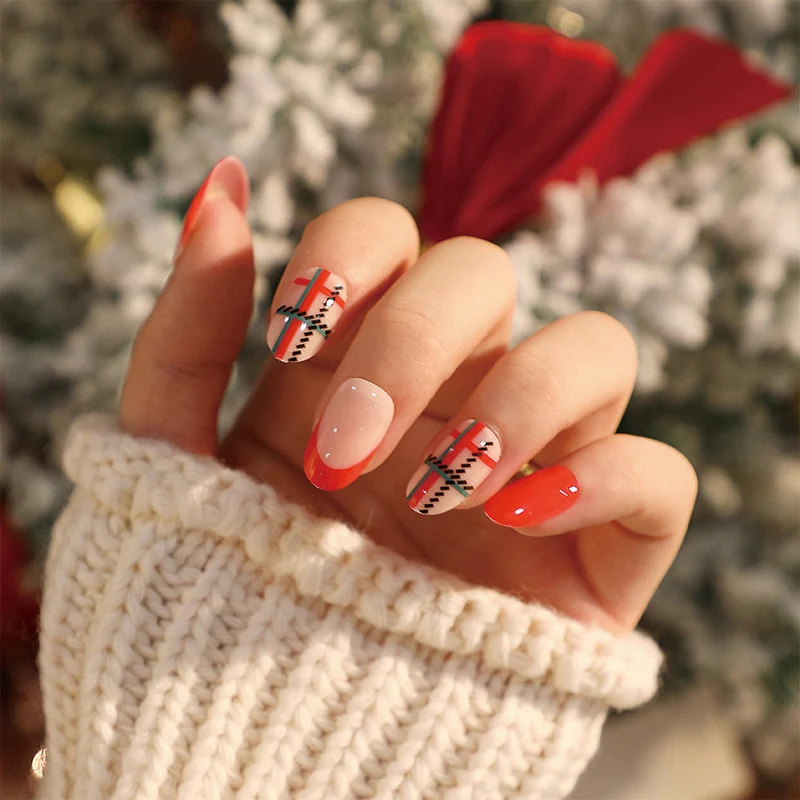 Kunstvolle Nagelkunst mit festlichem Design Karnz 1789123268