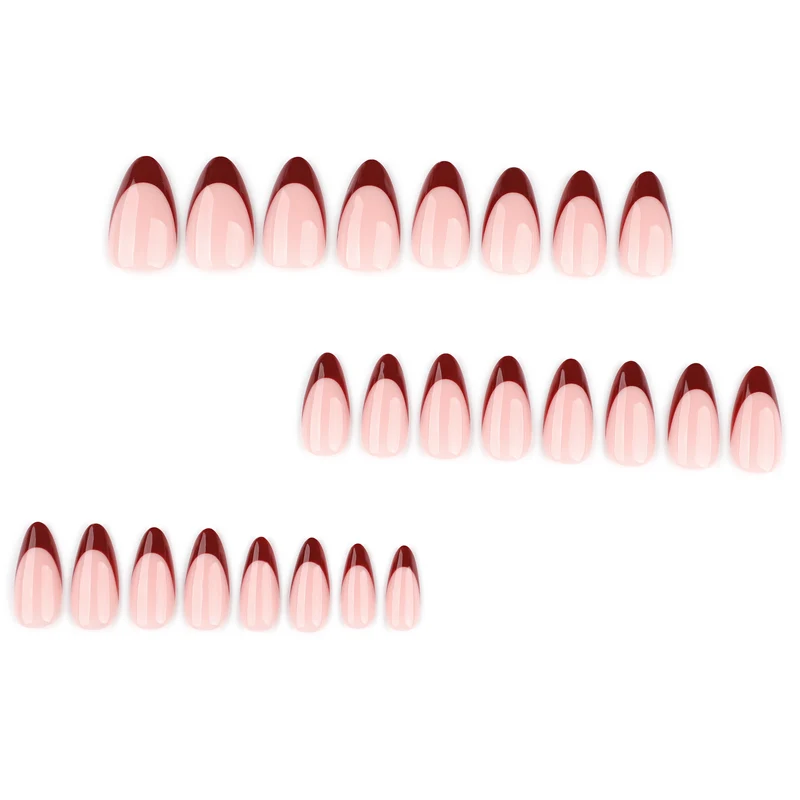 Kunstvolle Nagelkunst mit elegantem French-Tip und stimmungsvollem Design Karnz