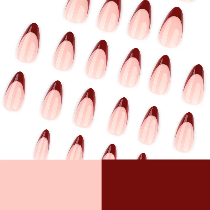 Kunstvolle Nagelkunst mit elegantem French-Tip und stimmungsvollem Design Karnz