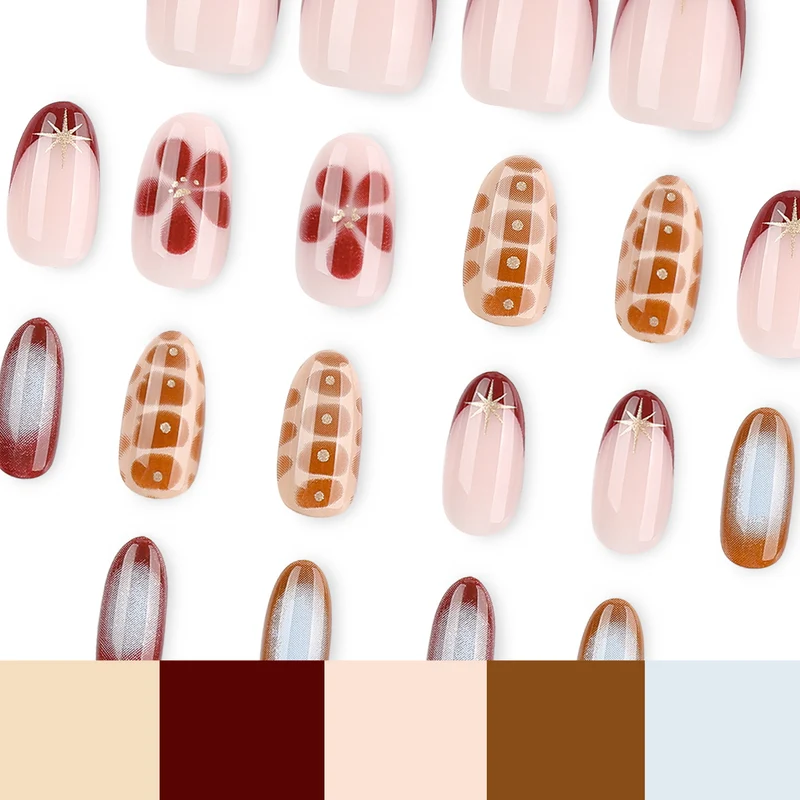 Kunstvolle Nagelkunst im modernen Stil Karnz