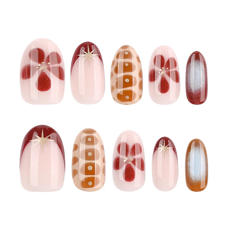 Kunstvolle Nagelkunst im modernen Stil Karnz
