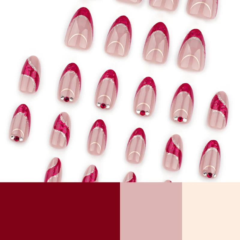 Kunstvolle Nageldesigns mit funkelnden Akzenten und Ombré-Effekten Karnz