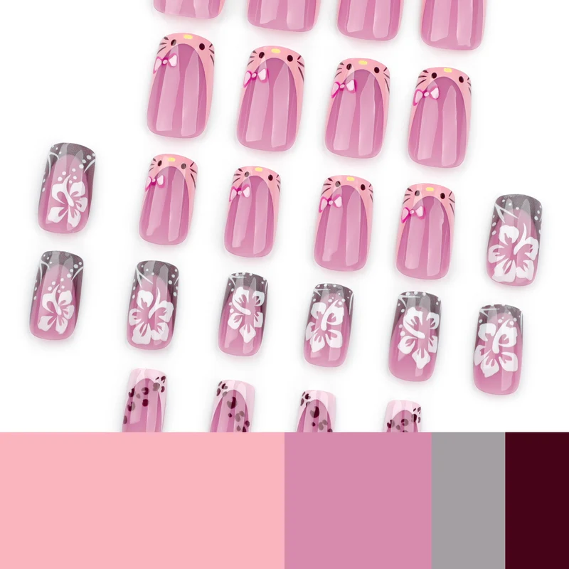 Kunstvolle Nageldesigns mit floralen Akzenten Karnz 1789124010