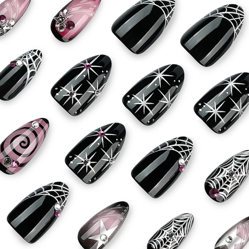 Kunstvolle Halloween Nagelkunst Karnz