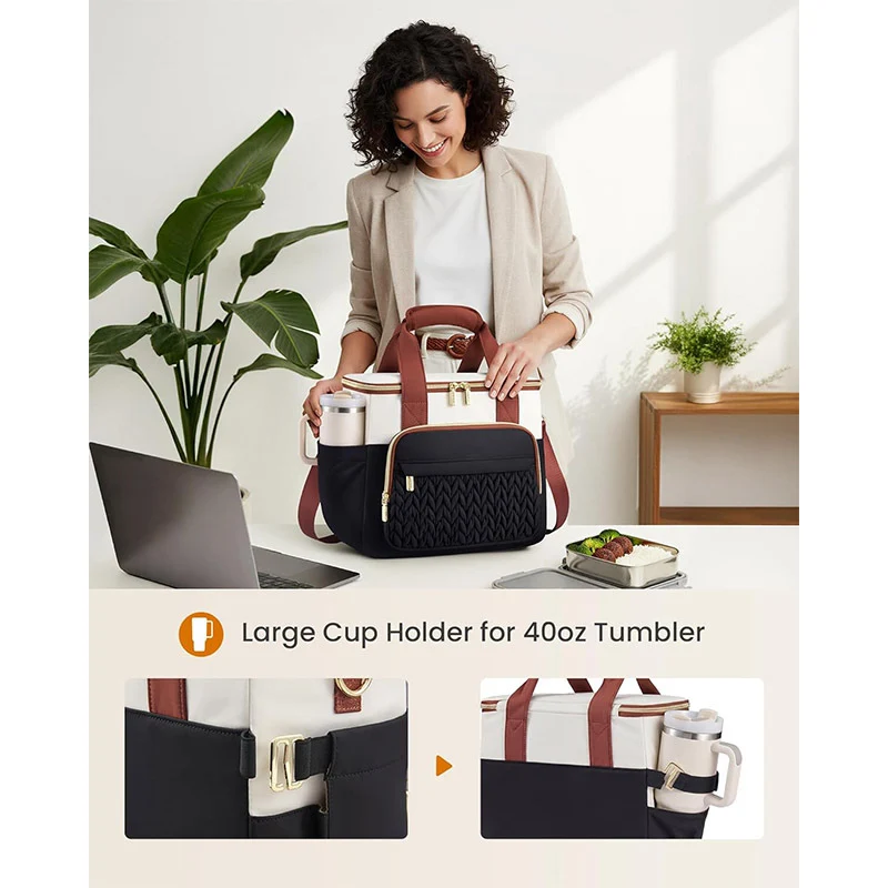 Stylische isolierte Lunch-Tasche Karnz 1789641639