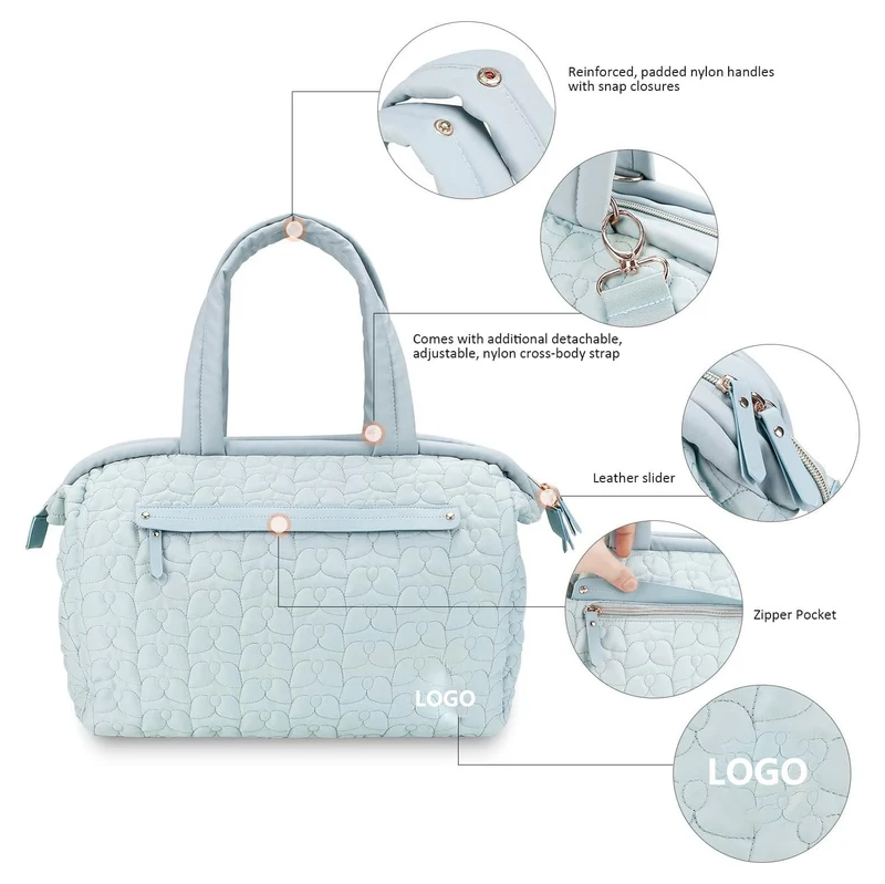 Ge quiltete Reise-Wochenendtasche Karnz