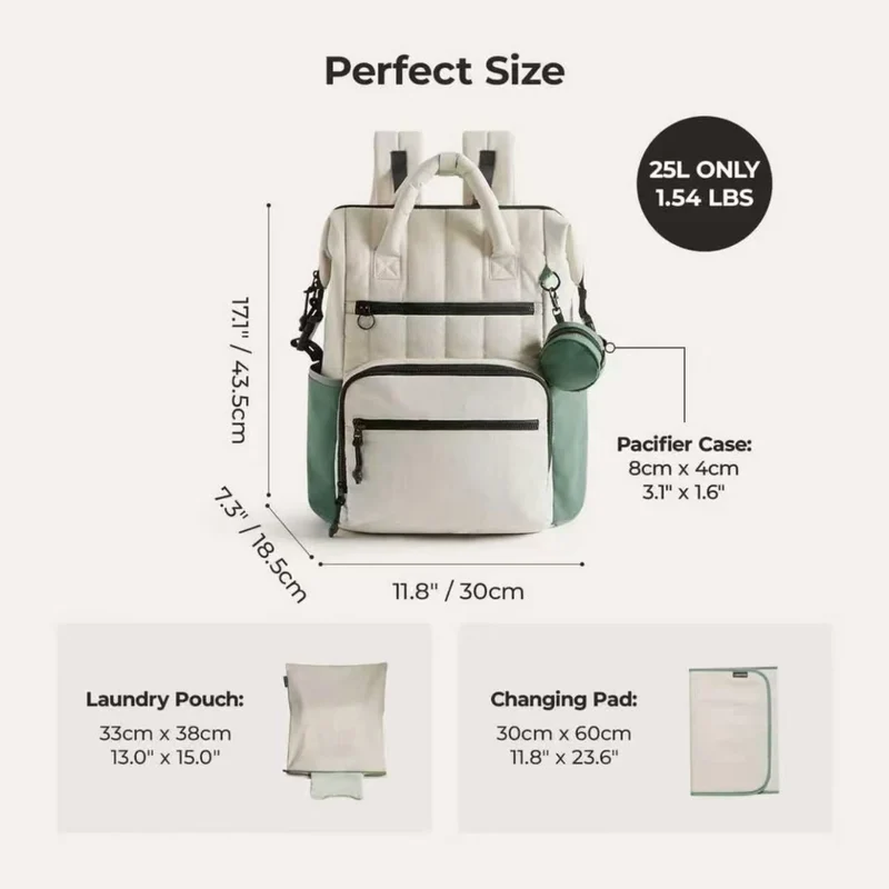 Mehrzweck gesteppter Rucksack Karnz