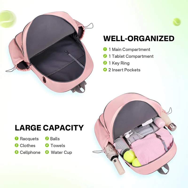 Hochleistungs-Tennis-Rucksack Karnz