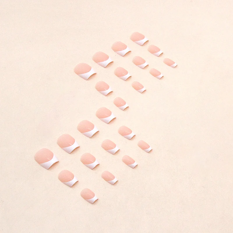 Französische Tip Acrylnagelerweiterungen Karnz