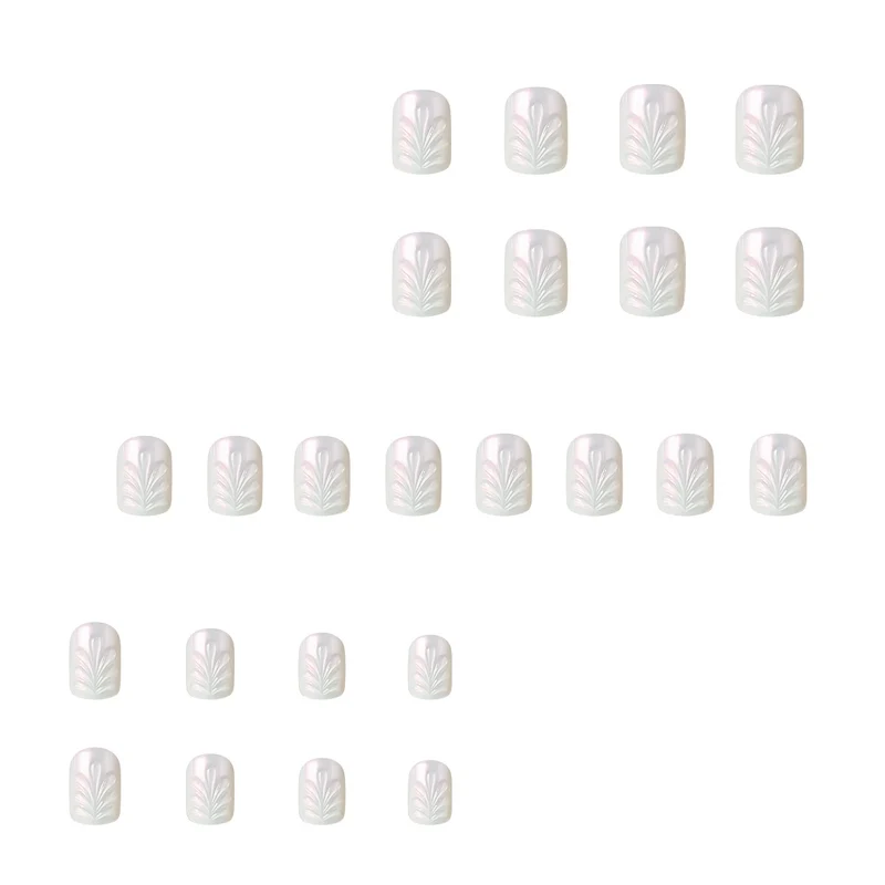 Elegantes strukturiertes Nageldesign Karnz