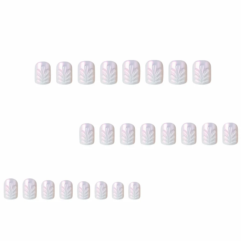 Elegantes strukturiertes Nageldesign Karnz