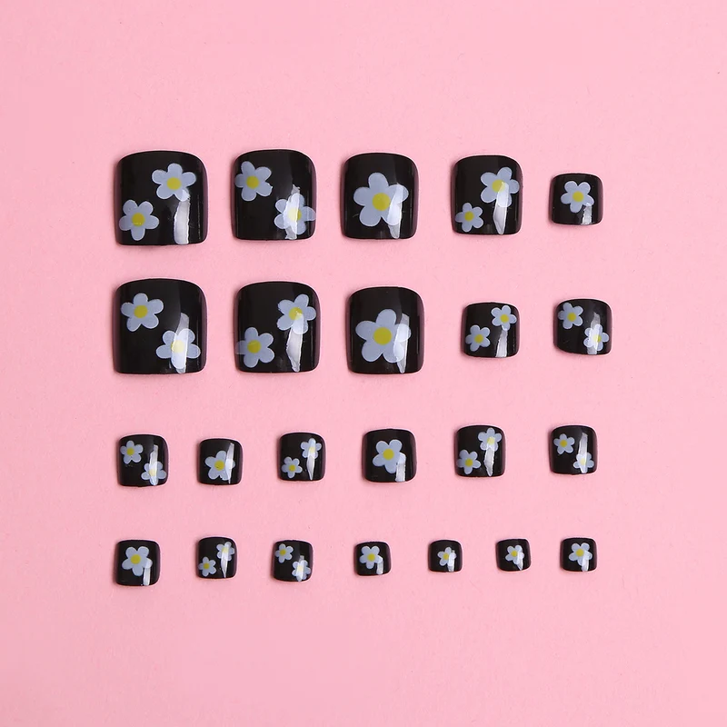 Floral Design Press-On Nagelset Karnz