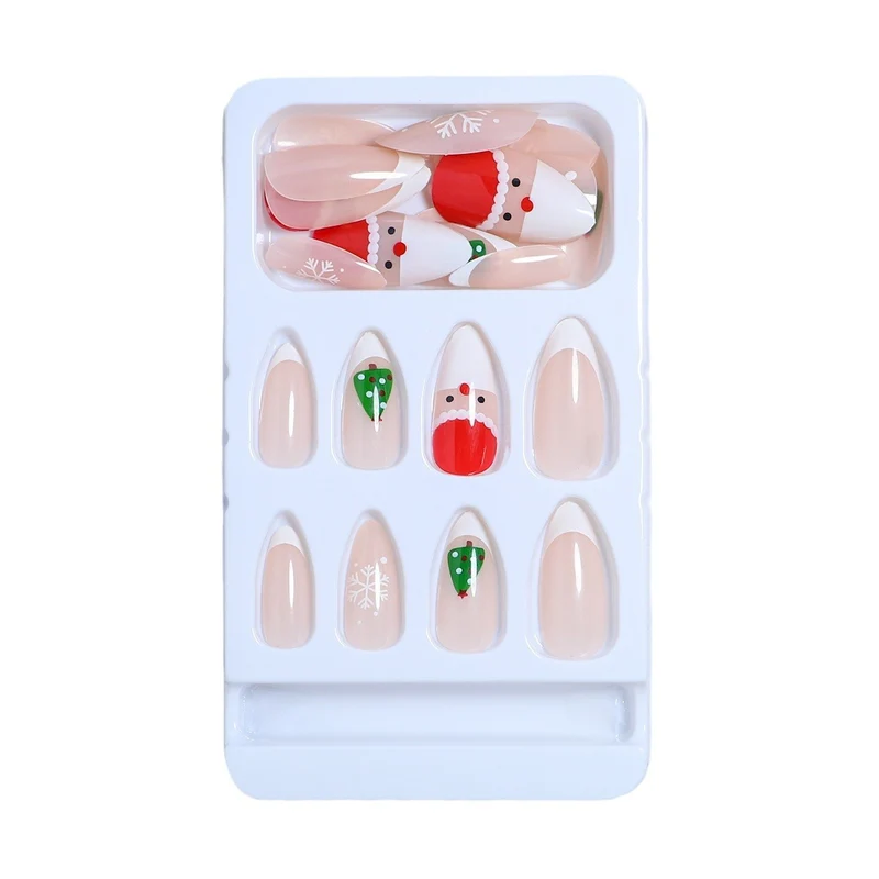 Festliche saisonale Aufkleber-Nagelkunst Karnz