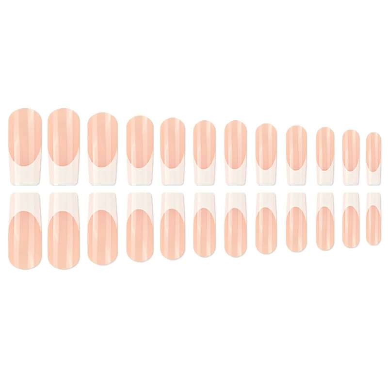 Elegantes French Tip Press-On Nail Set Karnz