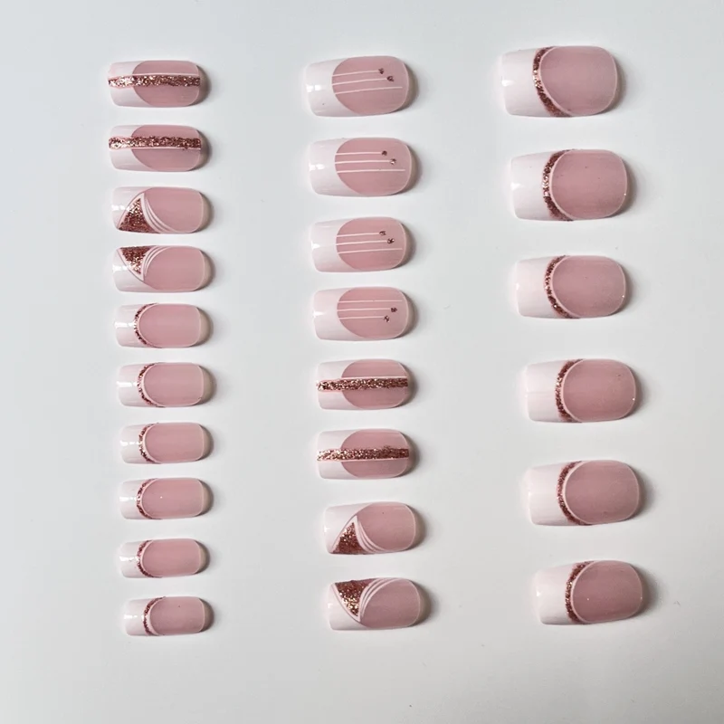 Elegante französische Tipps Gel-Nagelverlängerungen Karnz