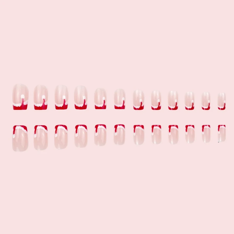 Künstlerische winterliche Nail Art Karnz