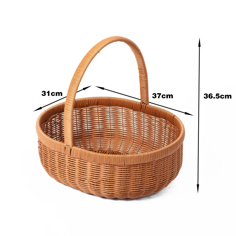 Elegante handgewebte Aufbewahrungskorb Karnz