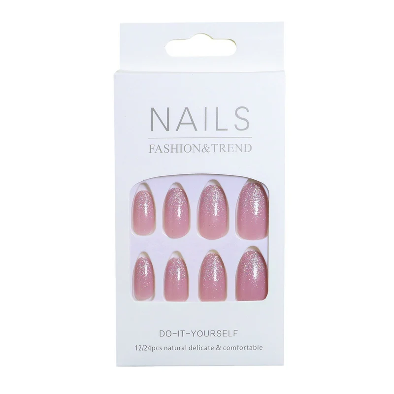 Natürliche Glossy Press-On Nail Tips Karnz