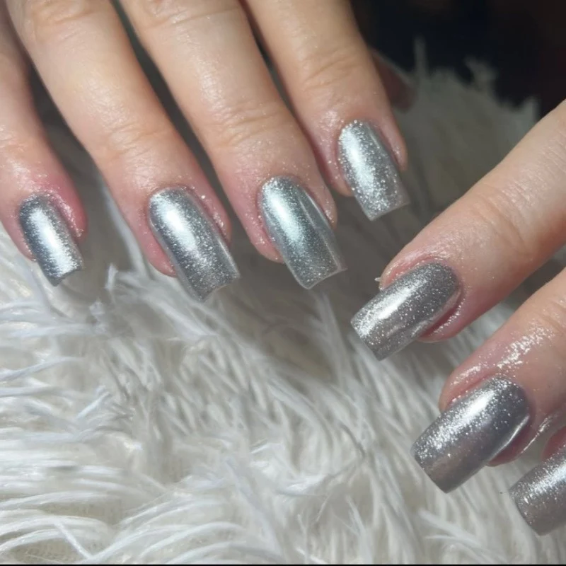 Metallic Foil Nagelspitzen Karnz