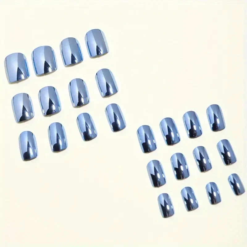 Metallic Finish Press-On Nail Set Karnz