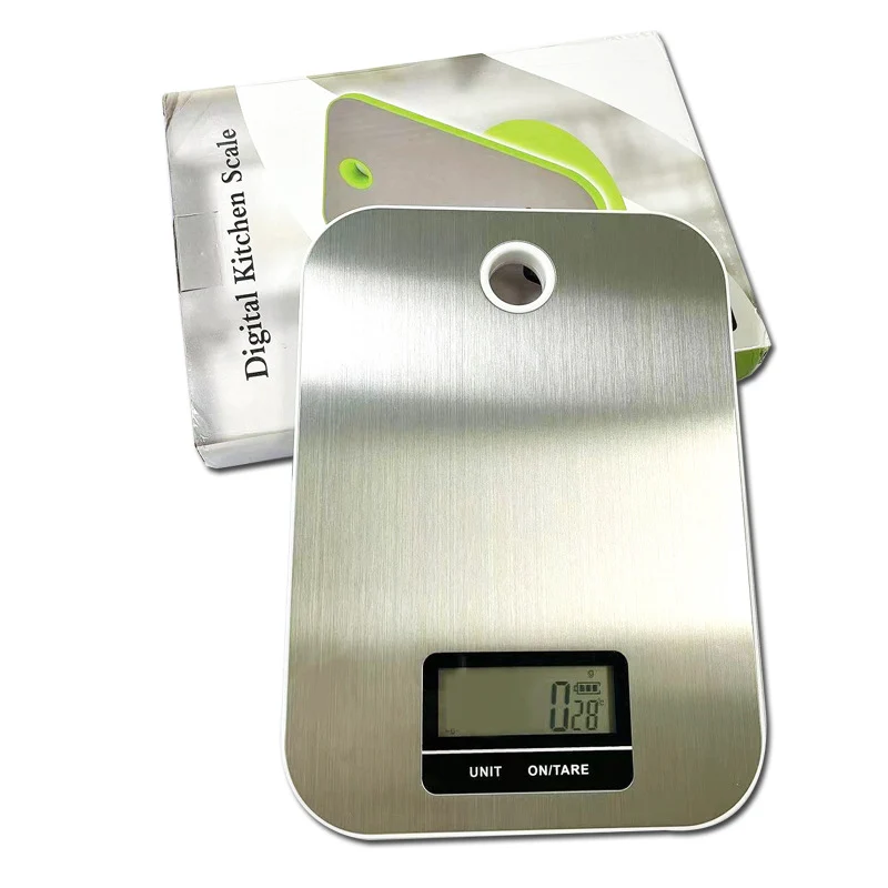 Slim Edelstahl Digitale Küchenwaage