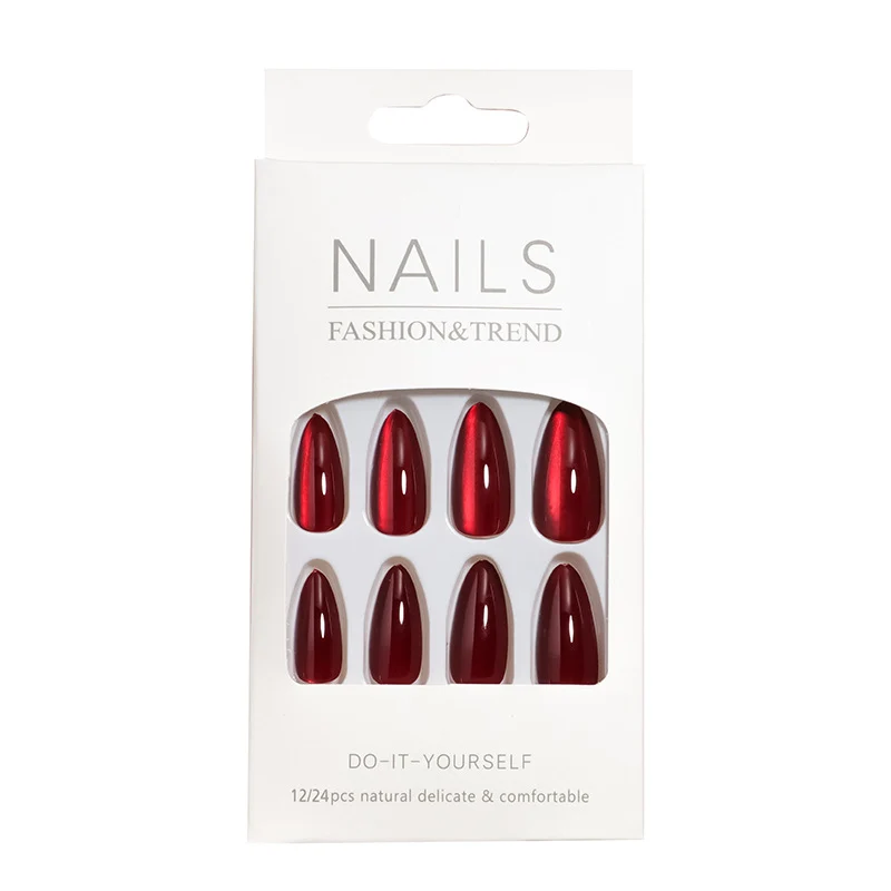 DIY Natürlicher Look Press-On Nagelset Karnz