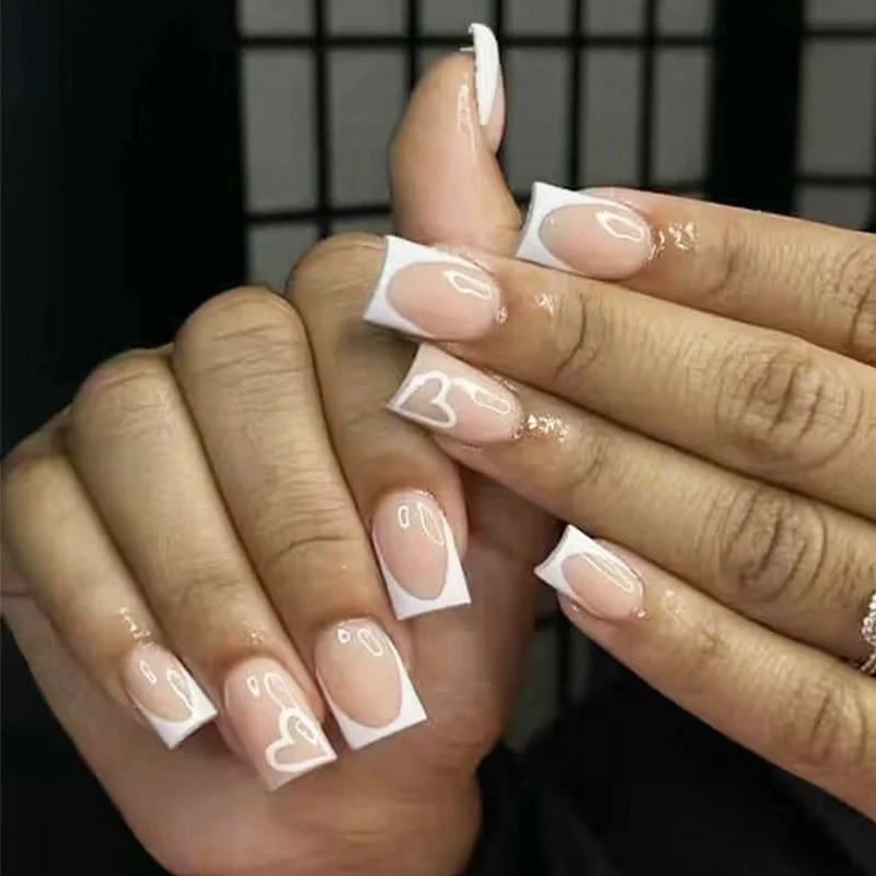 Dekoratives Press-On Nagelset Karnz